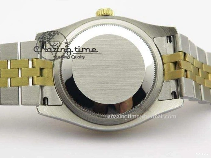 MiroTime 1219 HighPerformance DateJust 116234 BP Best Edition SS YG Gold Dial Diamond Markers On SS Bracelet A2824 V 3940